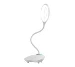 Zebronics Luna Sleek Desk Lamp Bluetooth Speaker -(White)