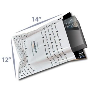 Ombuzz Branded Amazon.in Economy Polybag with Document Pouch (Size - 14" x 12") Polybags (250 Polybags)