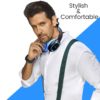 Zebronics over The Ear Thunder Built in FM Radio, Supports microSD, AUX Function Bluetooth Headset with Mic (Blue)