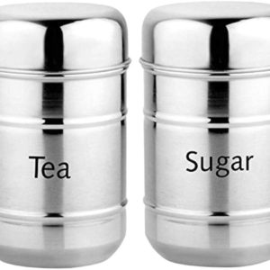 FIDI Tea-Sugar Set Transparent Container (500ml each) Set of 2