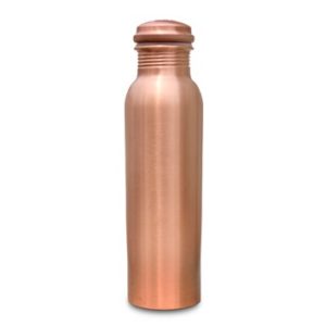 FIDI Pure Copper Bottle for 1 Litre Water, Good for Joint Pain and Stomach (Pack of 1)