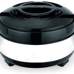 FIDI Stainless Steel Hot Meal Serving Insulated Casserole for roti chapati with Plastic Cover and Bottom Set of 1 3000ml