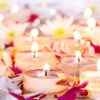 FIDI Scented Tealight Candles Bulk Pack Paraffin Pressed Wax, Smokeless, Dripless, Long Lasting Burning for Home Decor, Table Centerpieces, Birthday Parties, Christmas and Pool, Set of 50