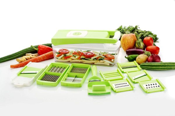 FIDI 12 in 1 Fruit and Vegetable Graters, Slicer, Chipser, Dicer, Cutter Chopper