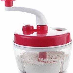 Ganesh Manual Food Processor Atta/Dough Maker, Vegetable Cutter, churner/Beater with Dual Speed