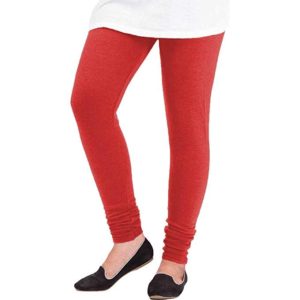 Lux Red Woolen Leggings Free Size
