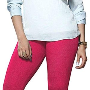 LUX LYRA Women's Cotton Multiple Colours Ankle Length Leggings (Rani)