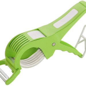 FIDI  2 in 1 Vegetable & Fruit Cutter and Peeler - Green