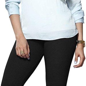 LUX LYRA Women's Black Churidar Leggings