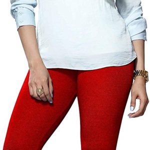LUX LYRA Women's Red Churidar Leggings