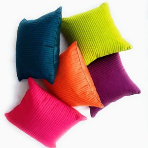 Dream Home Set of 5 Silk Cushion Covers