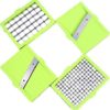 5 in 1 Vegetable Copper Plus 5 Pieces Grater Food-Chopper Multi-Cutter Slicer Peeler, Dicing Fruit, Vegetable Storage Container