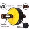 Double Ab Wheel Roller Core Abdominal Workout